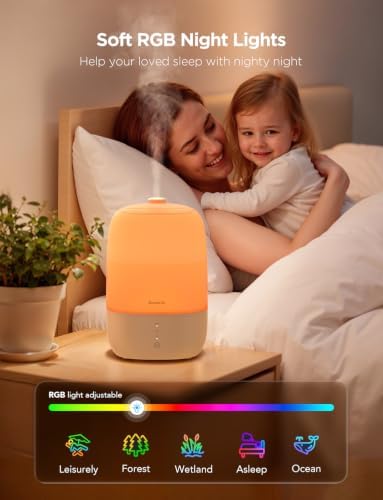 GoveeLife Smart Humidifiers for Bedroom, 3L Top Fill Cool Mist Humidifier - Image 5