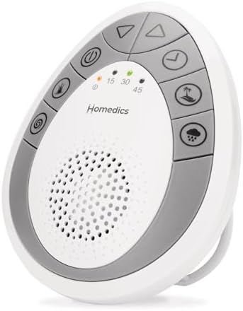 Homedics White Noise Sound Machine, Small Travel Sound Machine by Homedics