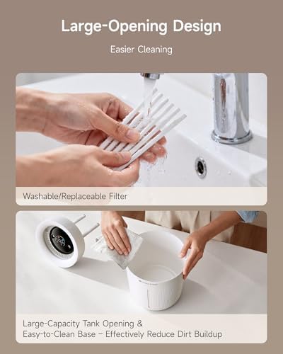 Space Player 3L Cordless Dual-Spray Cool Mist Humidifier, 4000mAh 23dB - Image 5