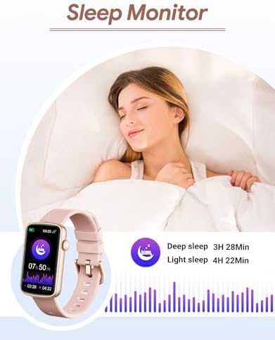 Fitness Tracker, Fitness Watches for Women Men with Heart Rate Monitor Blood Oxygen Sleep Tracker Pedometer, 1.47" Smart Watch Step Calorie Counter for Android iOS IP68 Waterproof - Image 5