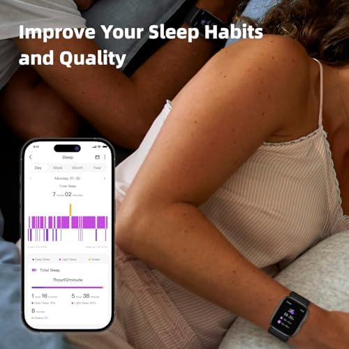 Smart Watch Blood Pressure, 1.95" Smart Watch BP Monitor with Air Pump Cuff, Blood Pressure Watch with Sleep Heart Rate Monitor, Pedometer, Watch Supports Data Sharing, Reminder Monitoring - Image 4