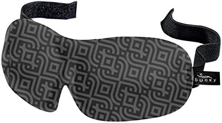 Bucky 40 Blinks No Pressure Printed Eye Mask for Travel & Sleep, Nouveau, One Size by Bucky