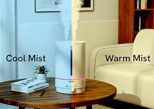 BlueHills 5000 ML XL Essential Oil Diffuser Humidifier Warm&Cool Mist White - Image 5