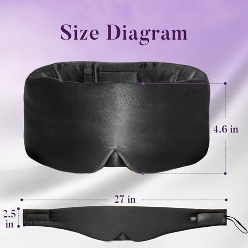 Sleep Mask, Eye Mask Weighted Light Blocking Eye Cover, Travel Mask - Image 5