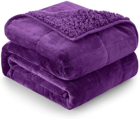 Cottonblue Fleece Weighted Blanket 20lbs for Adults Queen Size 60x80in Soft by Cottonblue