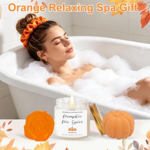 12 Pcs Fall Gifts Baskets for Women, Get Well Gift Set with Coffee Cup - Image 3