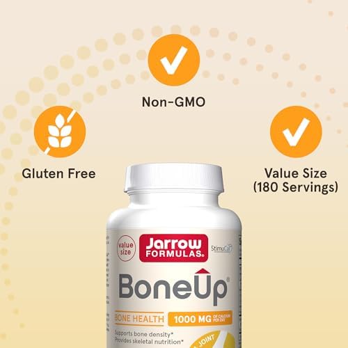 Jarrow Formulas BoneUp for Bone Density - Vitamin D3 and K2, Calcium Support, 360 Capsules, Promotes Skeletal Nutrition, Up to 60 Days Supply - Image 4