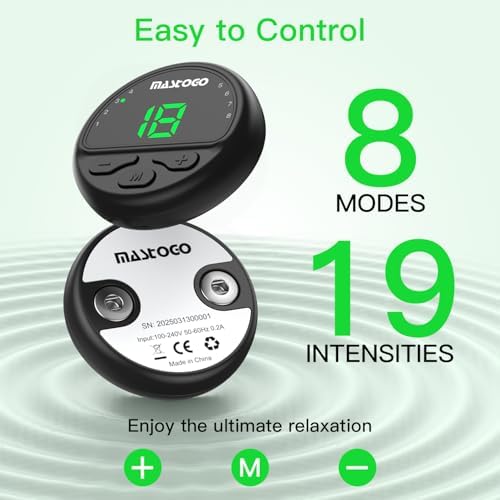 MASTOGO 8 Mode Mini Wireless TENS Unit for Neck, Arm & Shoulder Pain Relief - Image 4