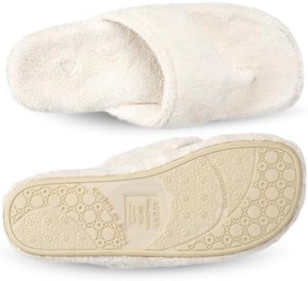 Acorn Women's Spa Thong Slippers with Cloud Contour Comfort - Arch Support and Plush Fluffy Terry Lining, Perfect for Beach, Camping, Poolside, or Bathroom Wear - Image 6