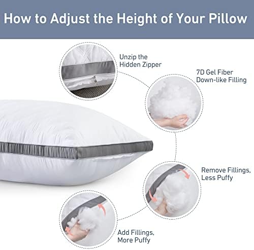 Leeden Body Pillow Insert 20 x 54 for Side Sleepers White Support - Image 5