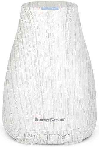 InnoGear Essential Oil Diffuser Ultrasonic Diffusers for Home, White Grey by InnoGear