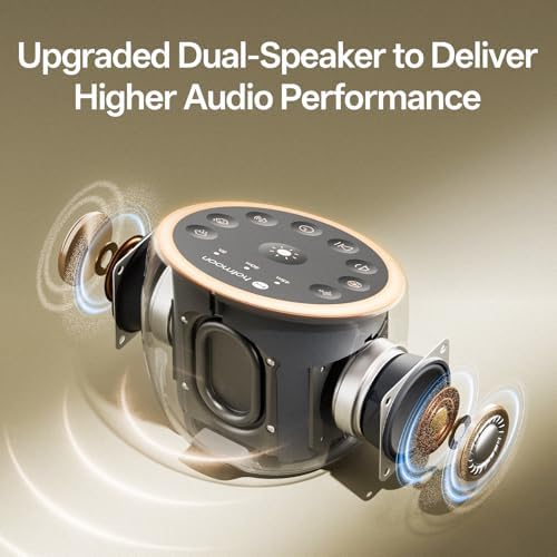 Hotmoon Sound Machine for Sleep, Cocoon 2, 40 Sounds, Dual-Speaker, Plug in - Image 4
