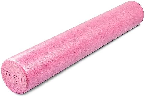 Yes4All Foam Roller, EPP High-Density Material, High Firmness Level, Back Roller for Athlete & Professional, Suitable for Full Body Massage, Yoga & Pilates, Fuchsia Rose, 36 Inch by Yes4All