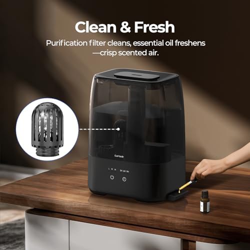Top Fill Humidifiers for Bedroom, Ultrasonic Cool Mist Humidifiers - Image 3