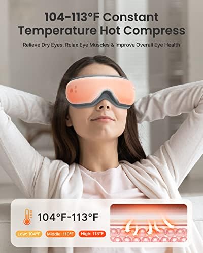 RENPHO Eyeris Smart Eye Massager with App Control, Eye Mask with Heat - Image 3