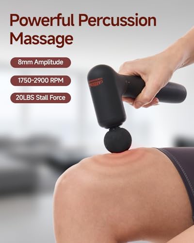 2-in-1 Detachable Massage Gun with Heat, Muscle Massager with Long Handle - Image 6