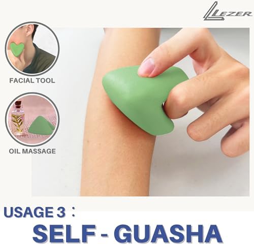 LEZER Large Trigger Massage Point, Manual Massage Ball, Muscle Knot Release Tool, Deep Tissue Relief, Hip Flexor Iliacus Back Psoas Hand Foot Myofascial Physical Therapy, 3.5 inｘ3 in, Green - Image 6