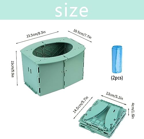 Portable Potty for Toddler,Travel Potty for Kids，Travel Potty for Car，Apply toCamping, Tourism, Outdoor, Indoor - Image 2