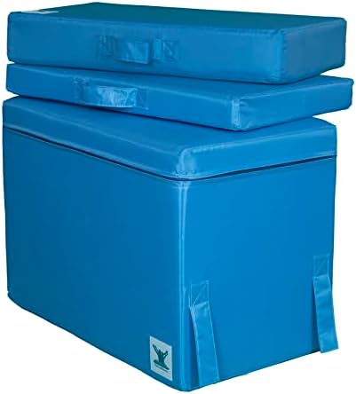 Pain Free At Sea Large Foam Block - Posture Therapy Equipment with Practical Straps & Water-Resistant Cover, Extra Strong Density, Alternative Chair, for Neck, Back, Hip, Knee & Ankle Pain, 18 Inches - Image 2