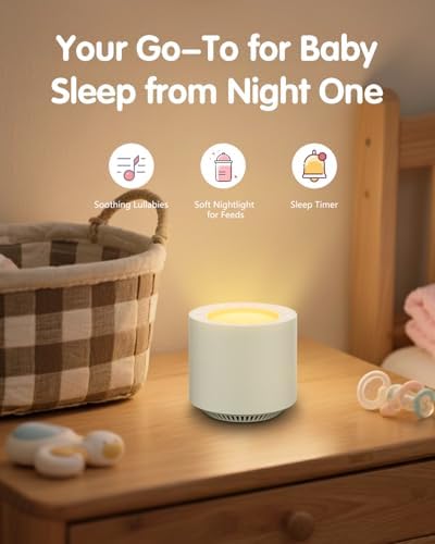 Red Light Therapy White Noise Sleep Sound Machine for Baby - Image 2