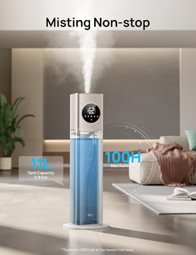 DREO 11L Smart Humidifier Large Room 700 ft², Humidifiers for Bedroom, 100H - Image 3