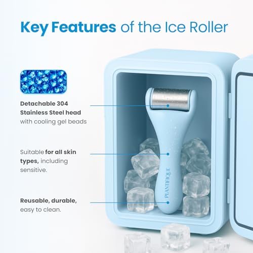 PLANTIFIQUE Ice Roller for Face & Eyes - Reduce Puffiness & Soothe Skin - Image 3