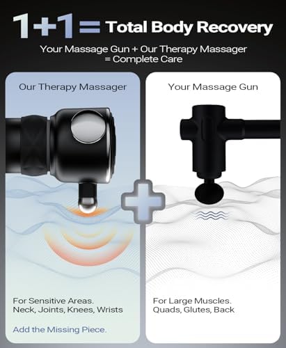 HYAKO R1 Deep Tissue Vibrating Muscle Massager - Therapy Back Massager for All Body Relief - Muscle Pain Relief and Fascial Binding - Trigger Point Therapy Massage Gun - Gifts for him - Image 3