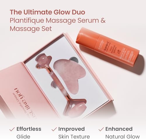 Plantifique Rose Quartz Roller for Face – Anti Aging Facial Roller for Toning and Firming The Skin | Ideal Face Massager for Wrinkles and Sagging Facial Skin - Eye Roller for Puffy Eyes - Image 3