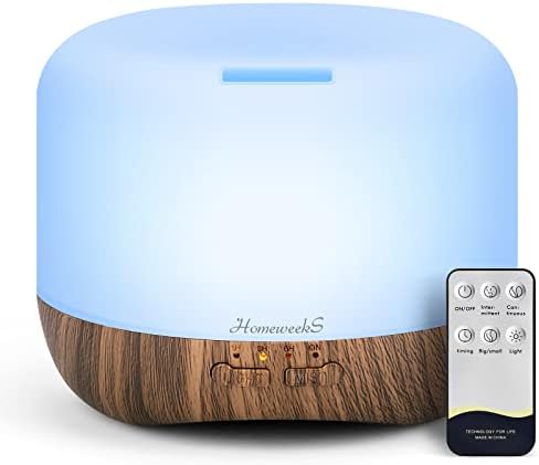 Homeweeks Essential Oil Diffuser for Room Aromatherapy Scent Diffuser by Homeweeks