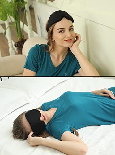 FengXinZi Sleep Mask for Side Sleeper, Blackout Eye Mask for Women Men - Image 2
