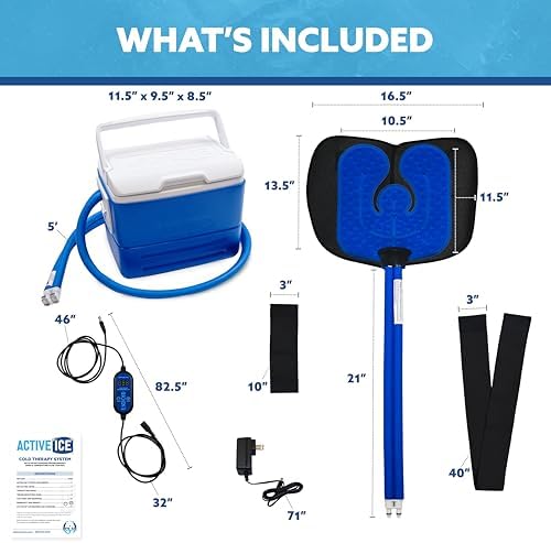 Polar Active Ice 3.0 | 9 QT Cold Therapy Ice Machine | Programmable Timer | Targeted Coverage Shoulder Pad | Cryotherapy Pain Relief System | Ace Bandage Style Compression - Image 2