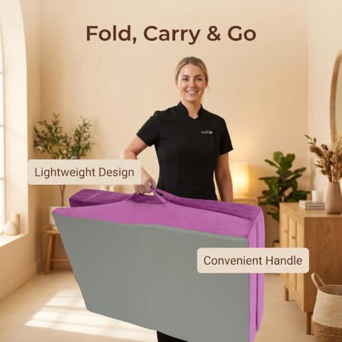 Lash Bed Topper,Ergonomic Massage Table Pad,Foldable,23.6"W *70"L - Image 5