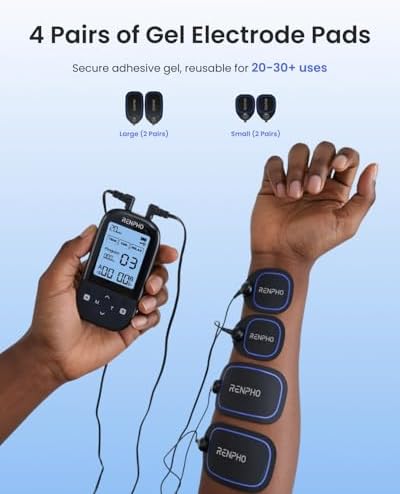 RENPHO TENS Unit Muscle Stimulator, 60 Programs EMS Unit, TENS Machine - Image 6