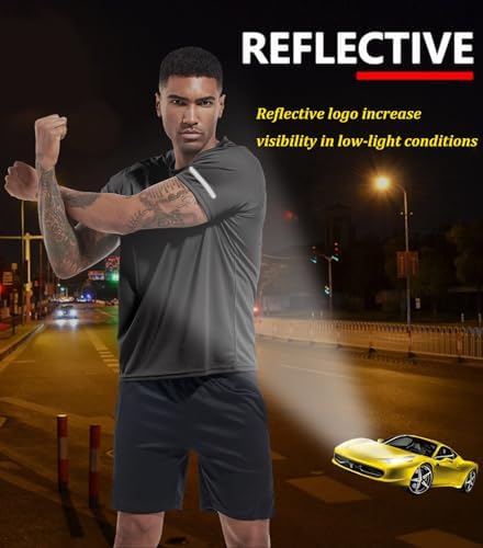 Boyzn 1, 3, 5 or 7 Pack Men's Workout Running Shirts, Dry Fit Moisture Wicking T-Shirt, Gym Athletic Short Sleeve Tee Shirts - Image 5