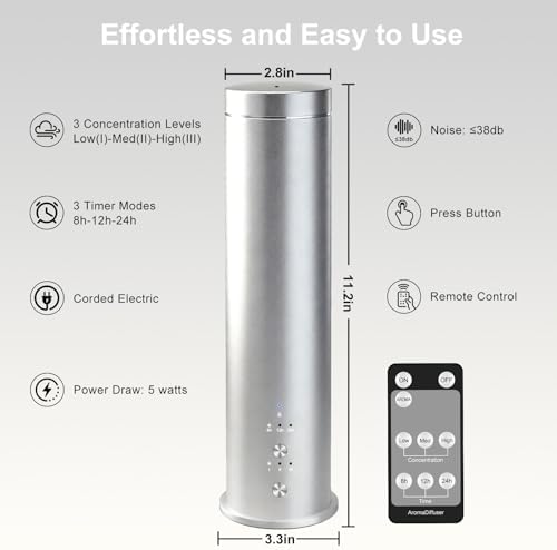 Waterless Essential Oil Diffuser for Large Room, 1000 Sq Ft Coverage - Image 3