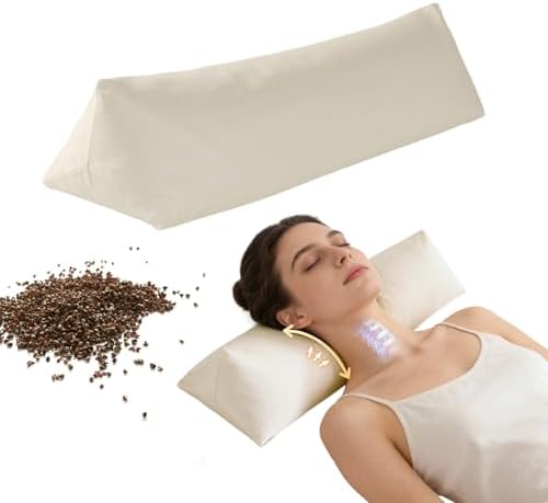 Adjustable Buckwheat Neck Pillow - Cervical Roll to Relieve Tension by Lofe