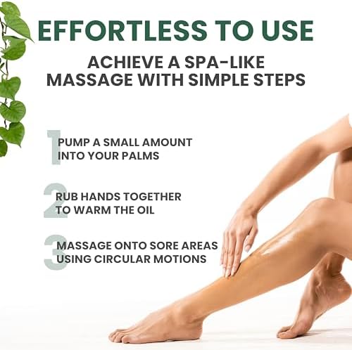 Massage Oil for Massage Therapy Sore Muscle Massage Oil for Muscle Relaxing - Image 6