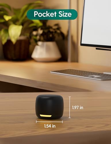 Babelio White Noise Sound Machine, Night Light, Mini and Portable, 15 Non-looping Sounds, Timer, Memory Function, for Adults Baby, Travel - Image 2