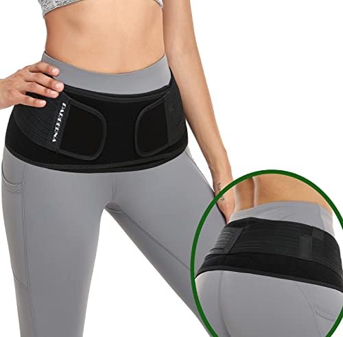 Sacroiliac SI Hip Belt for Women Men SI Joint Hip Belt Lower Back Support Brace Hip Braces for Hip Pain Pelvic Support Belt Adjustable Sciatica Pelvis Lumbar Pain Relief Trochanter by PARPERNA