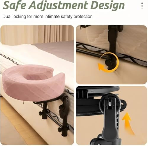 Massage Headrest for Bed, Head Holder & Face Cradle with Face Down Pillow - Image 4