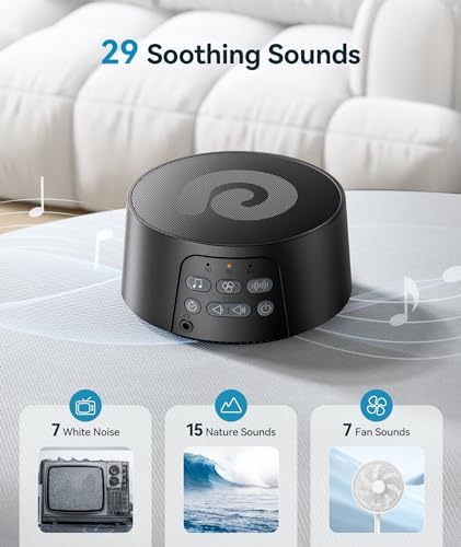 Dreamegg White Noise Machine, Sound Machine for Sleeping Baby, Kids, Adult - Image 2