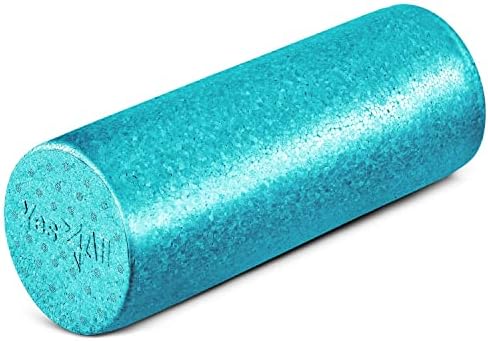 Yes4All High-Density EPP Round Back Roller Foam, Exercise Foam Roller for Yoga, & Pilates, Multiple Sizes and Colours, Turquoise - 18 inches by Unknown