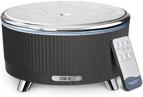 500ml Essential Oil Diffuser, Ultrasonic Aromatherapy Humidifier by YOUENKITY