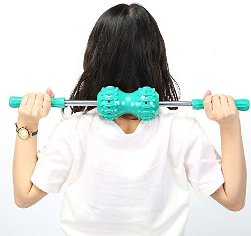 ZJchao Muscle Roller Massage Stick, Multifunctional Magnet Massage Roller Reduce Muscle Soreness Tightness Leg Cramps Back Pain Rub Muscle for Relief Acupressure - Image 6