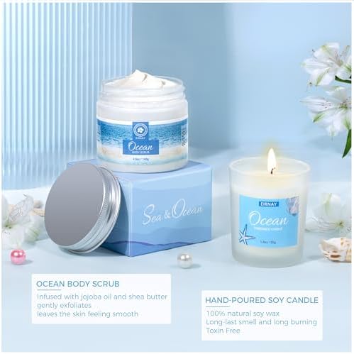Spa Gift Basket for Women, 12 PCS Ocean Bath and Body Gifts Set - Image 3