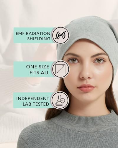 Radia Smart EMF Protection Slouch Beanie, 5G, RF Shielding, WiFi Protection, Brain Coat - Image 2
