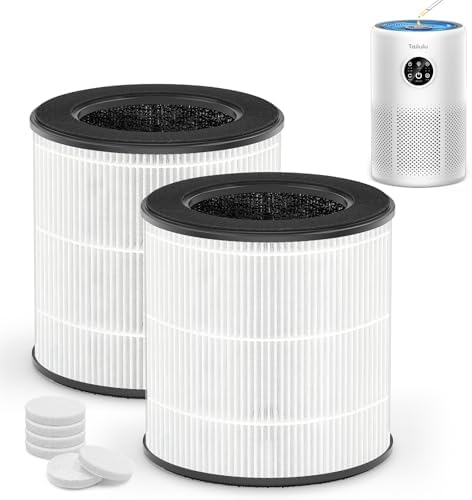 Tailulu D10 Official Air Purifier Replacement Filter（2 Pack） by Tailulu