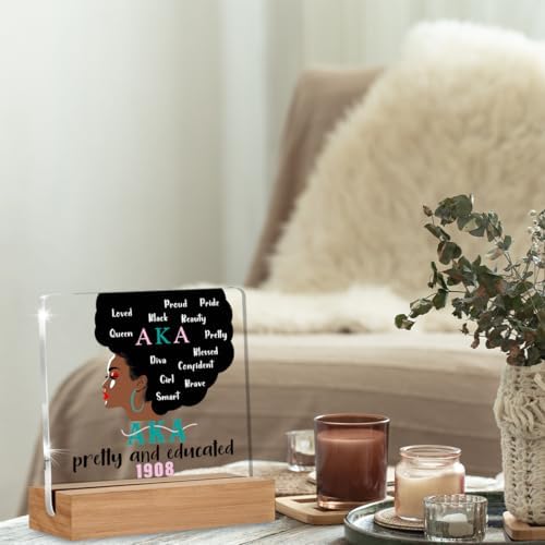 Aka Sorority Gifts for Women, Aka Paraphernalia Acrylic Plaque Gift - Image 3