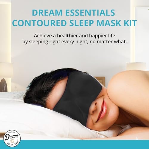 Wild Essentials Sweet Dreams Contoured Sleep Mask Kit with Travel Pouch and Earplugs Set ~ Red - Image 3