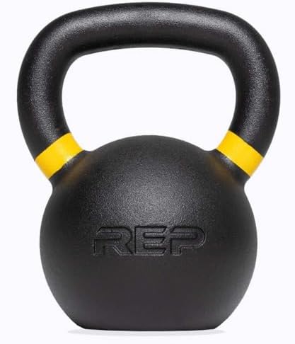 REP Fitness Kettlebell Set and Singles, 4kg to 24kg, 9lb to 53lb Weight Range, Cast Iron, Strength Exercise Training, Home Gym, Power Workout Equipment, Free Weights, Dumbbell Alternative by RepFitness